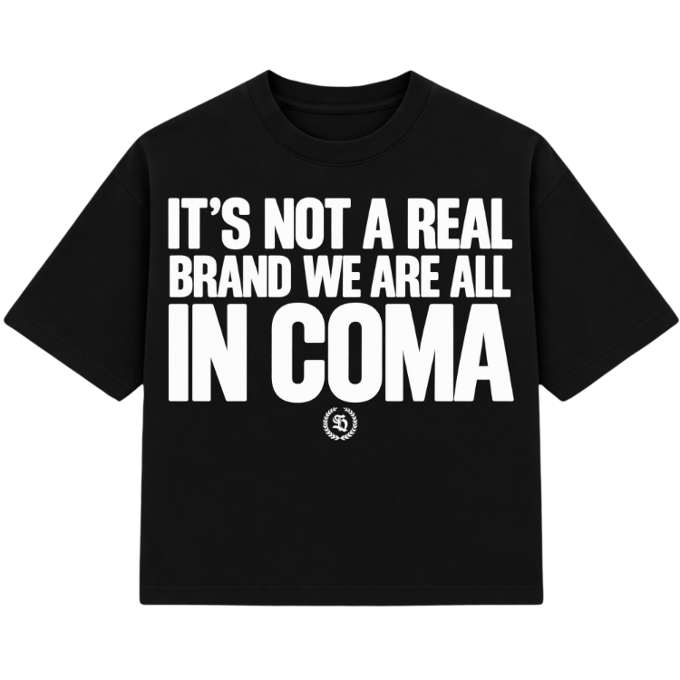 IN COMA Black T-shirt
