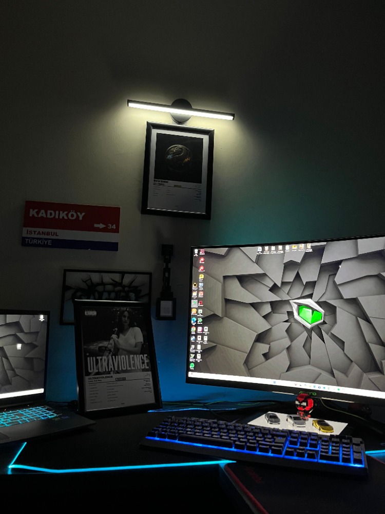 Tablo Üstü Işık Led Aplik / Pilli, Yapışkanlı