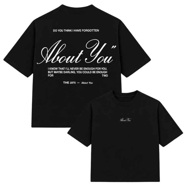 About You Black T-shirt