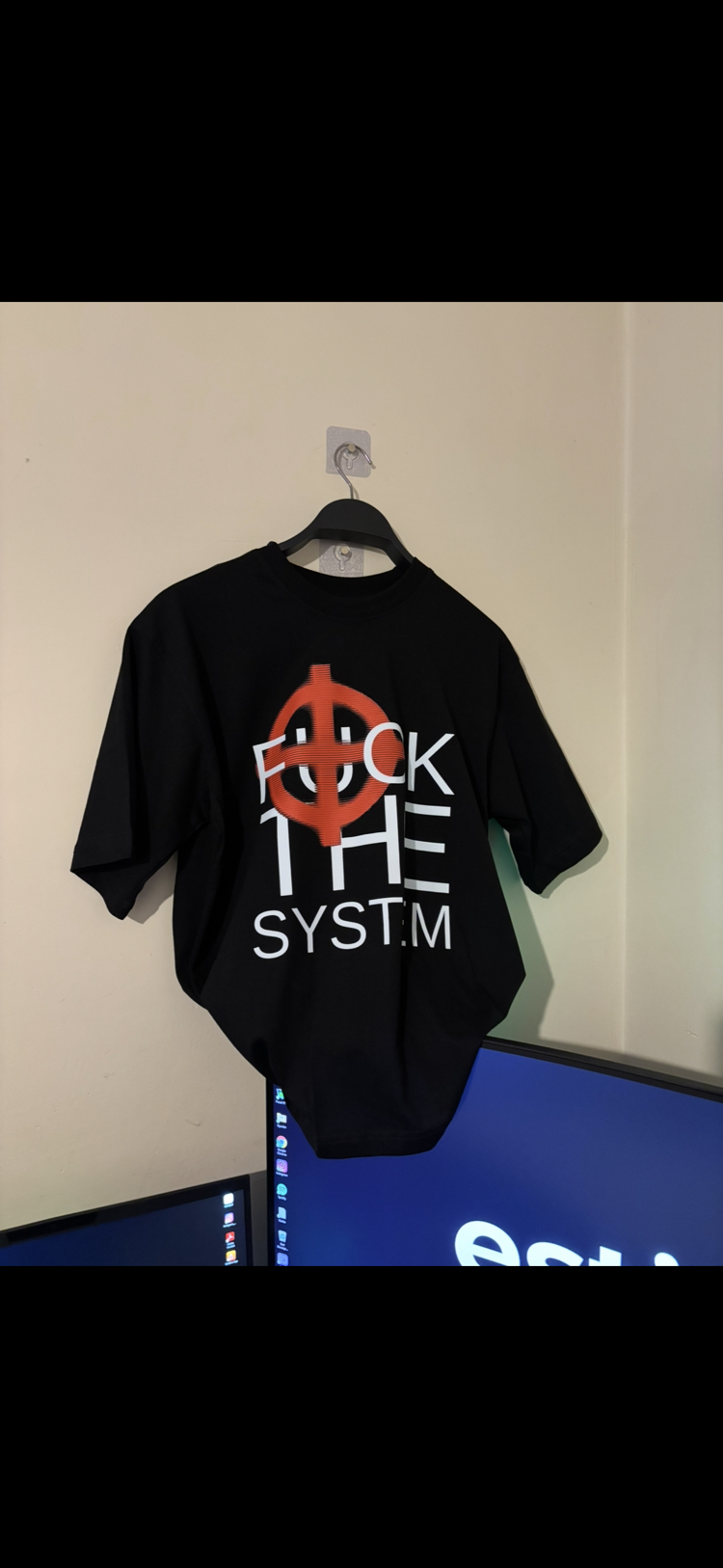 Lvbel c5 vibes “system” tişört