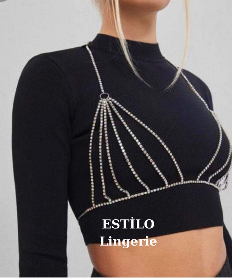 STRADİVARİUS MODEL TAŞLI BRALET