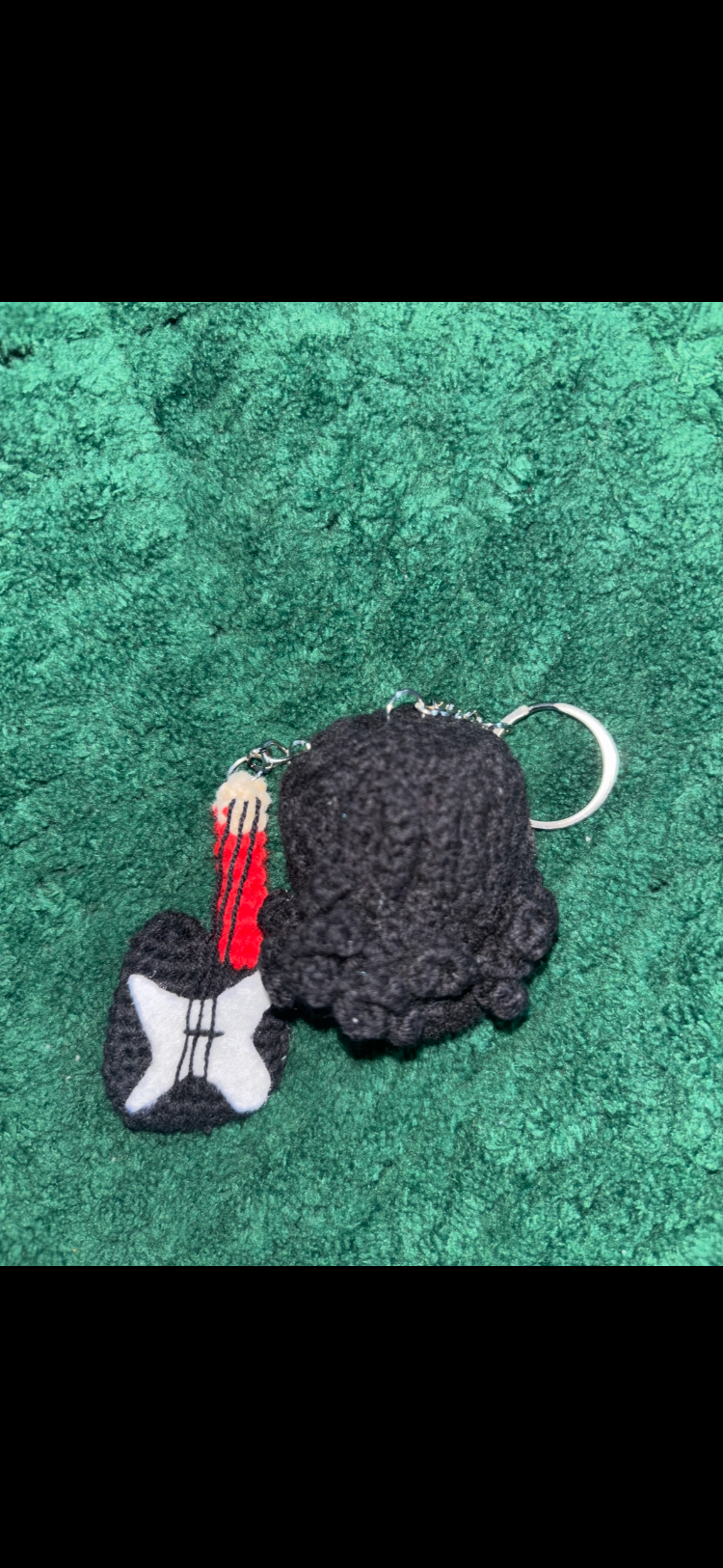 Eddie Ve Gitar Anahtarlık