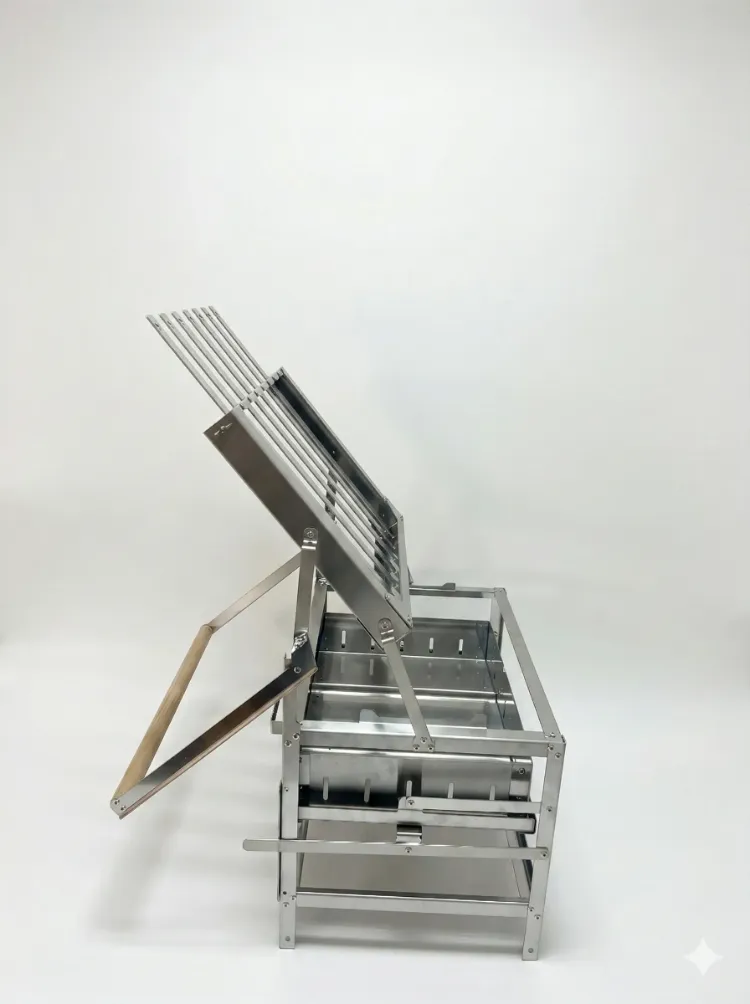 Etinngrill Hareketli Mangal + Şiş Aparatı