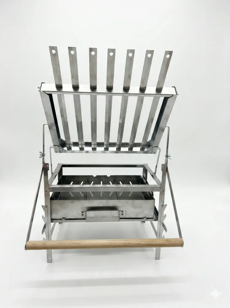 Etinngrill Hareketli Mangal + Şiş Aparatı