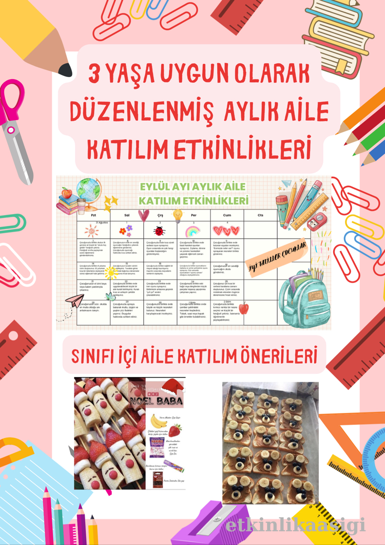 Küçük yaş (36 Ay ) Maarrif planları