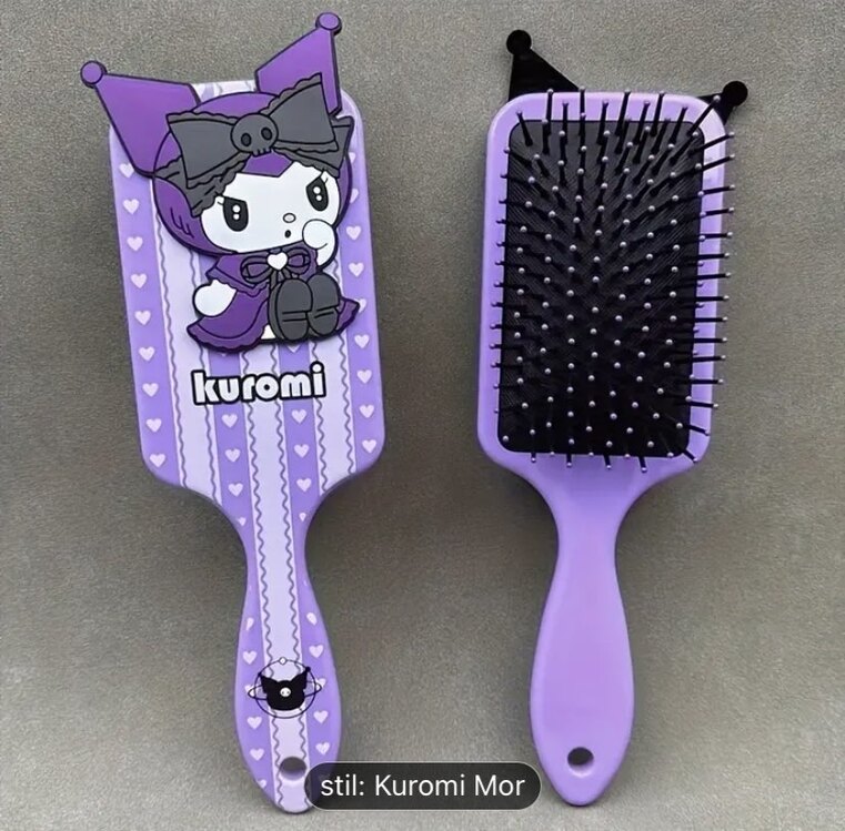 Kuromi My Melody Hava Yastıklı Kız Çocuk Tarak