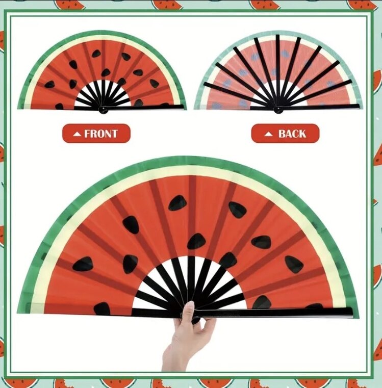 Karpuzlu Katlanır Yelpazeler