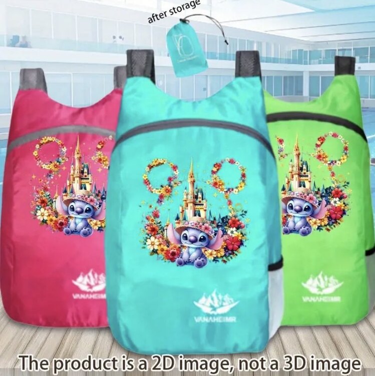Disney Stitch Hafif Katlanabilir Sırt Çantası