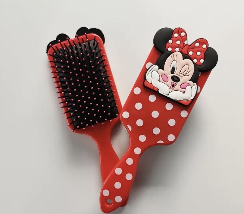 Mickey Minnie Karikatür Büyük Plastik Kare Tarak