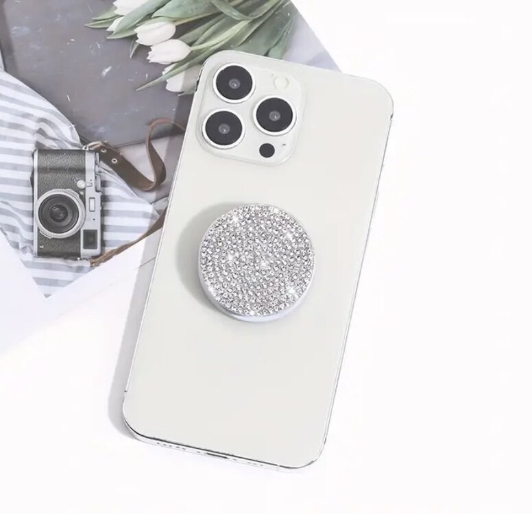 Parlayan Elmas Telefon Tutucu