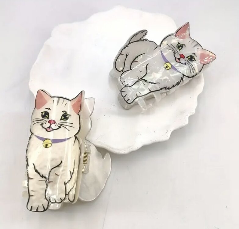 Sevimli Kedi Saç Tokası