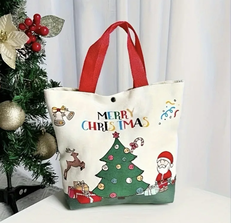 Noel Temalı Hediye Çantası