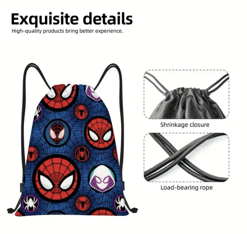 Marvel Spider Takımı İpli Sırt Çantası