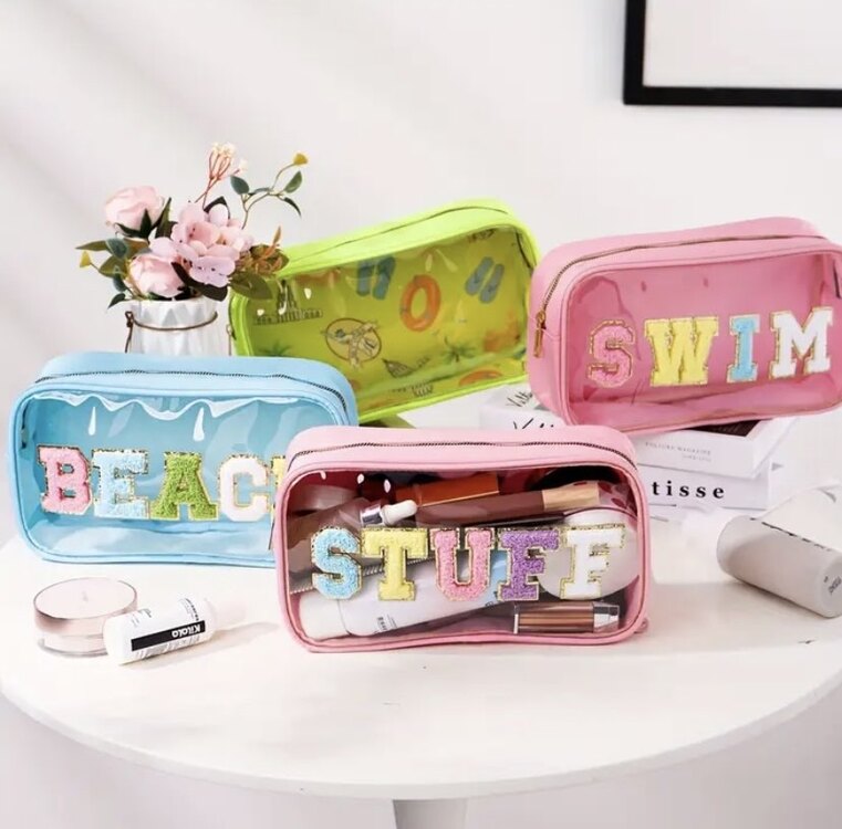 Pvc ‘BEACH’Kozmetik/Plaj/Seyahat Çantası