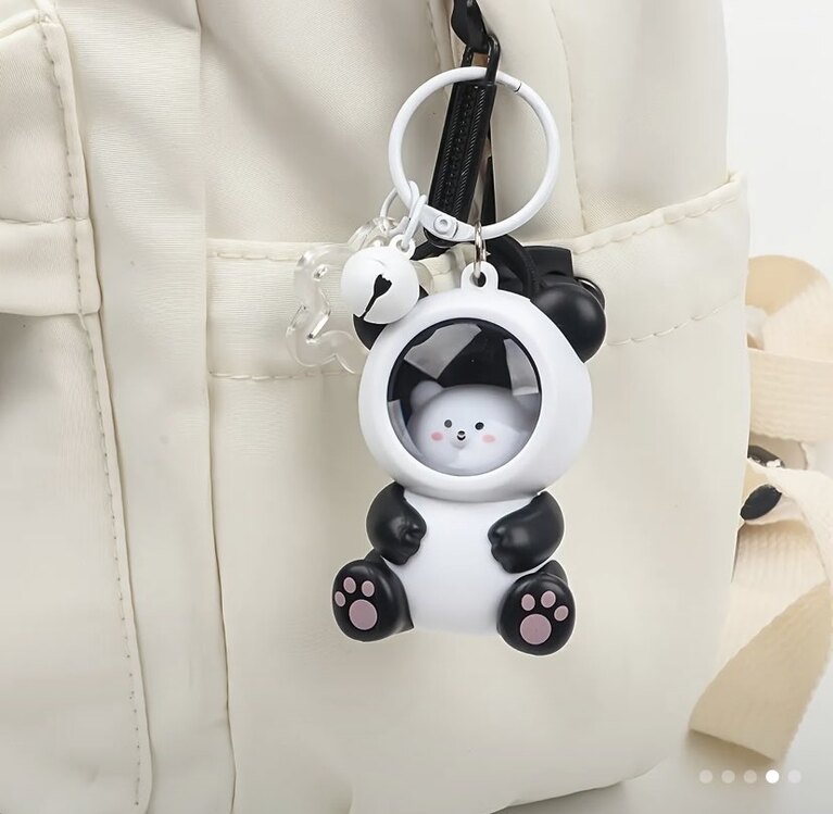 Charming Sky Bear Anahtarlık