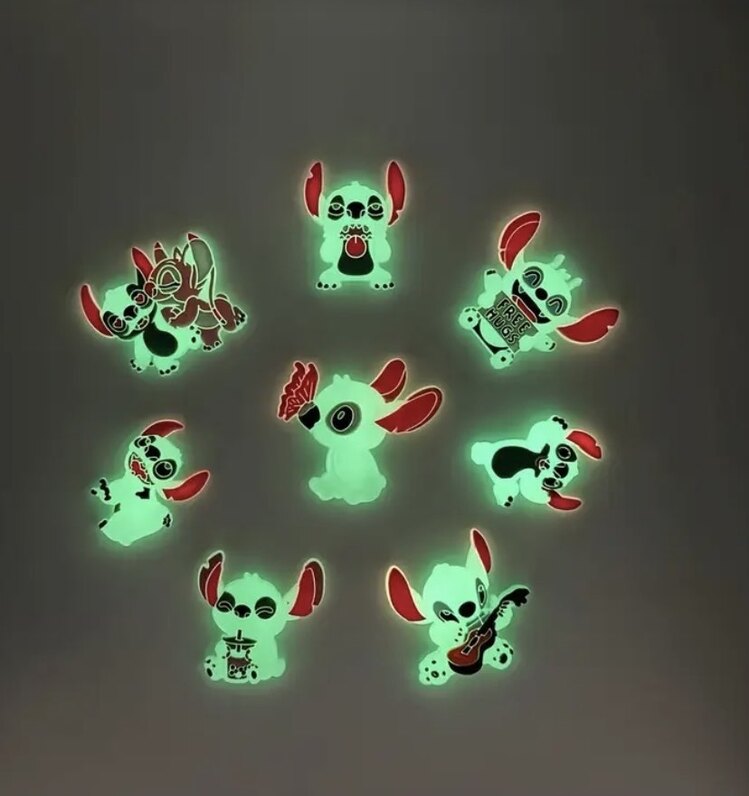 Disney Stitch Parlayan Terlik Süsleri