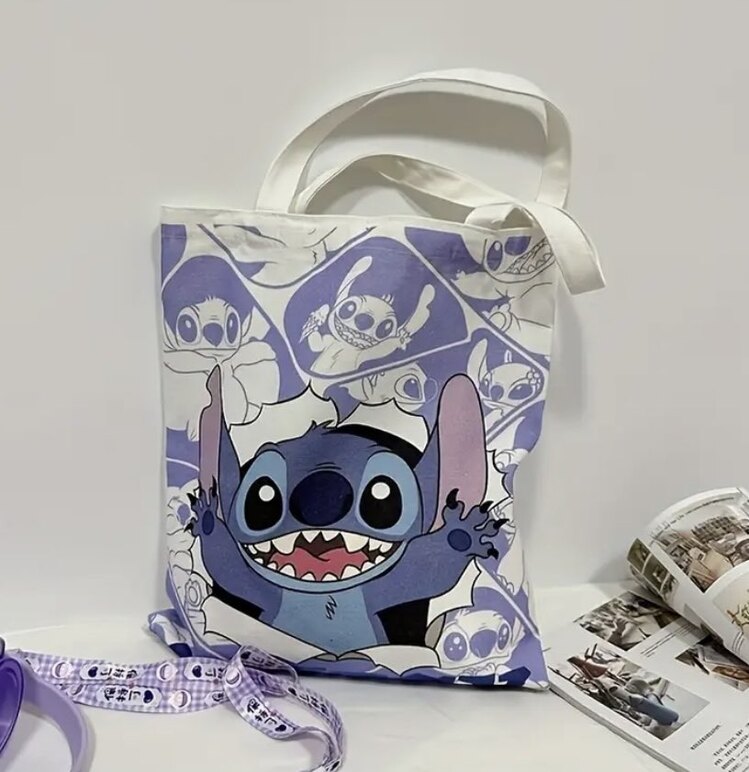 Disney Stitch Kanvas Çanta