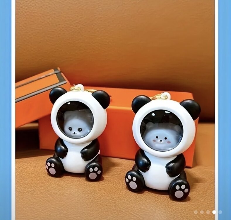 Charming Sky Bear Anahtarlık