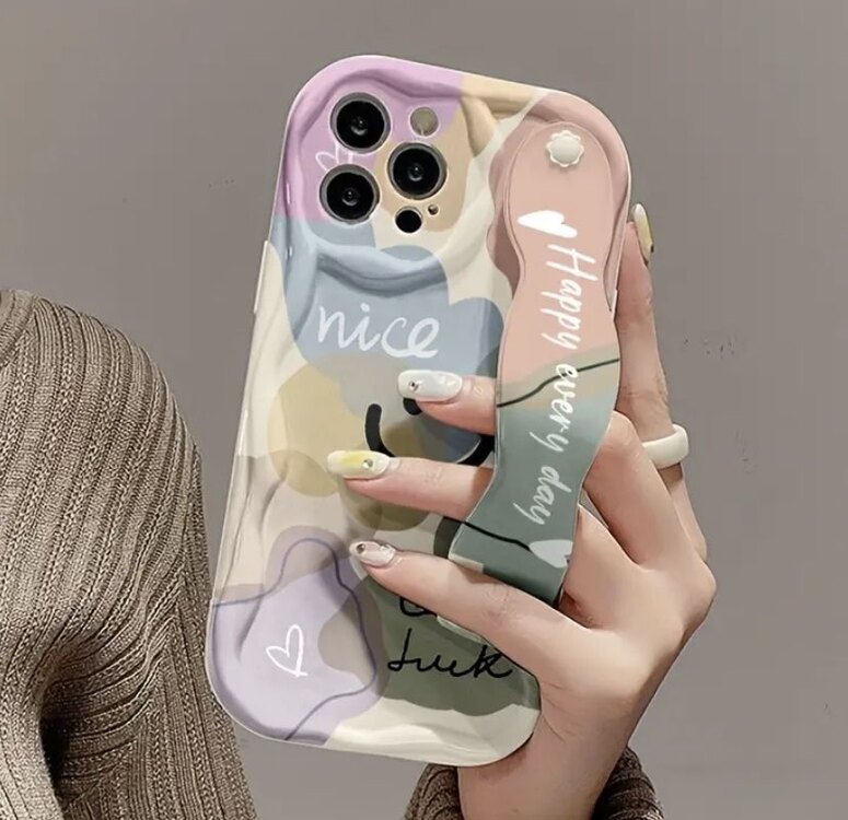 Yumuşak Kauçuk Malzemeden Renkli Telefon Kılıfı