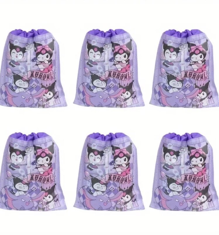Sanrio Kurumi İpli Çanta-Yumuşak Dokumasız Toz Geçirmez Kapatmalı Saklama Çantaları