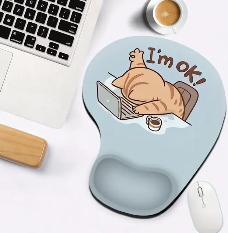 Ergonomik Silikon Bilek Desteği Ped