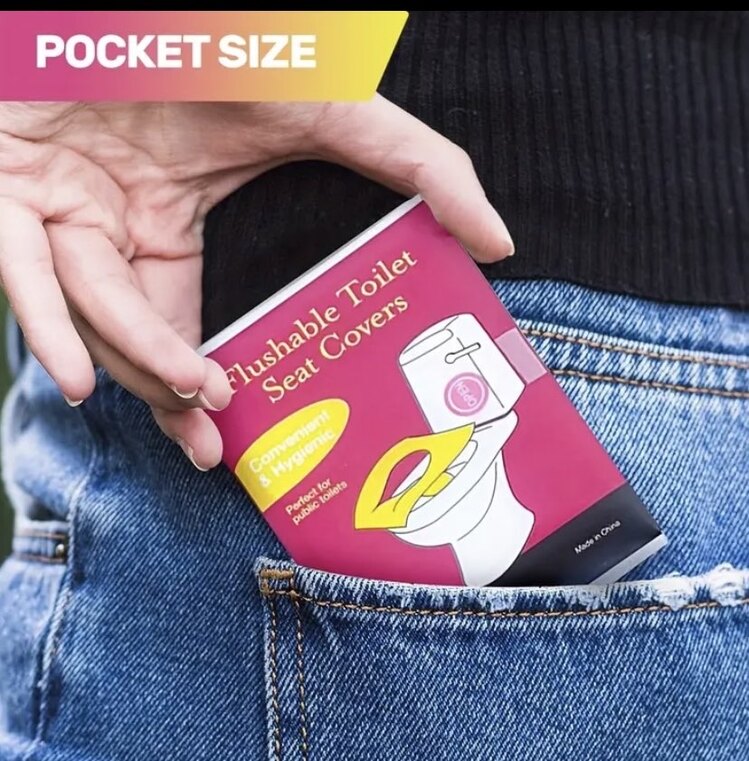 10 lu paket Tek Kullanımlık Tuvalet Kapak Örtüsü