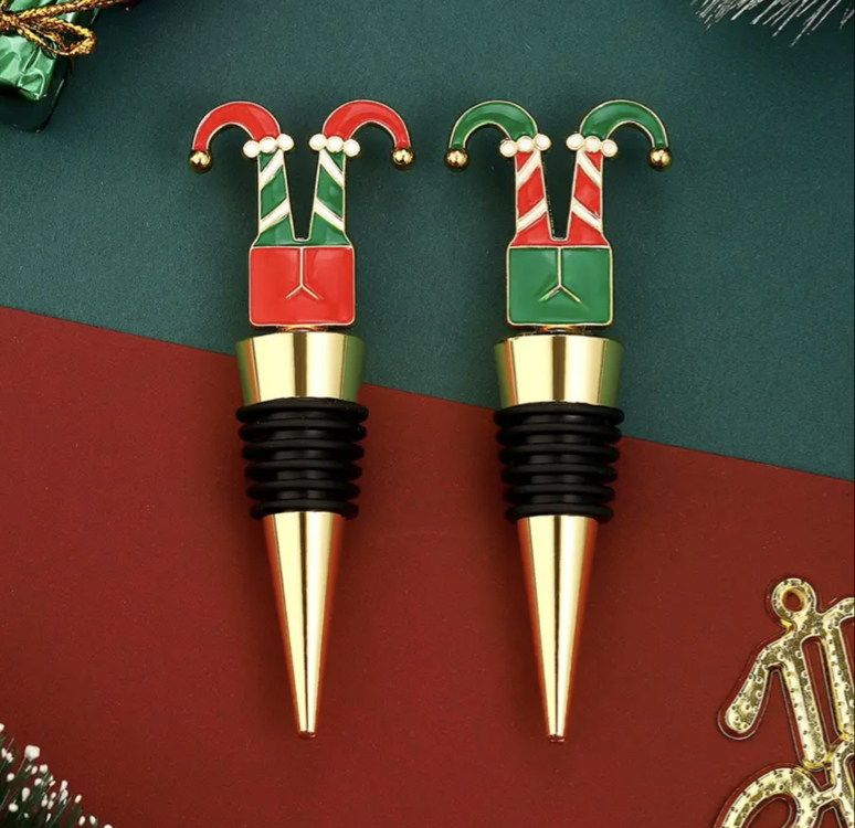 Noel Elf Şarap Tıpası