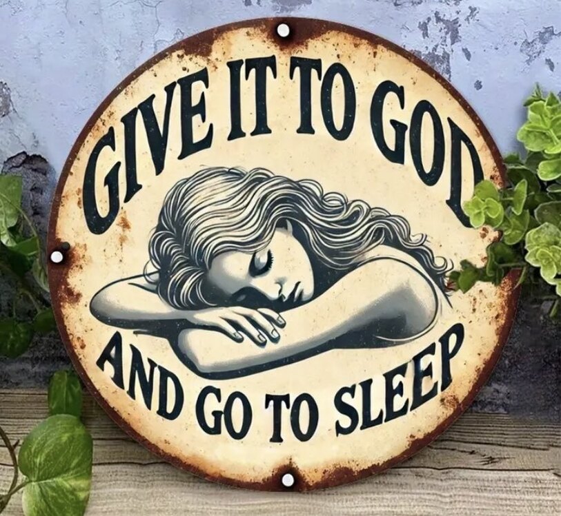 Vintage Demir Dekoratif Motto
