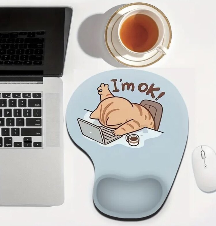 Ergonomik Silikon Bilek Desteği Ped