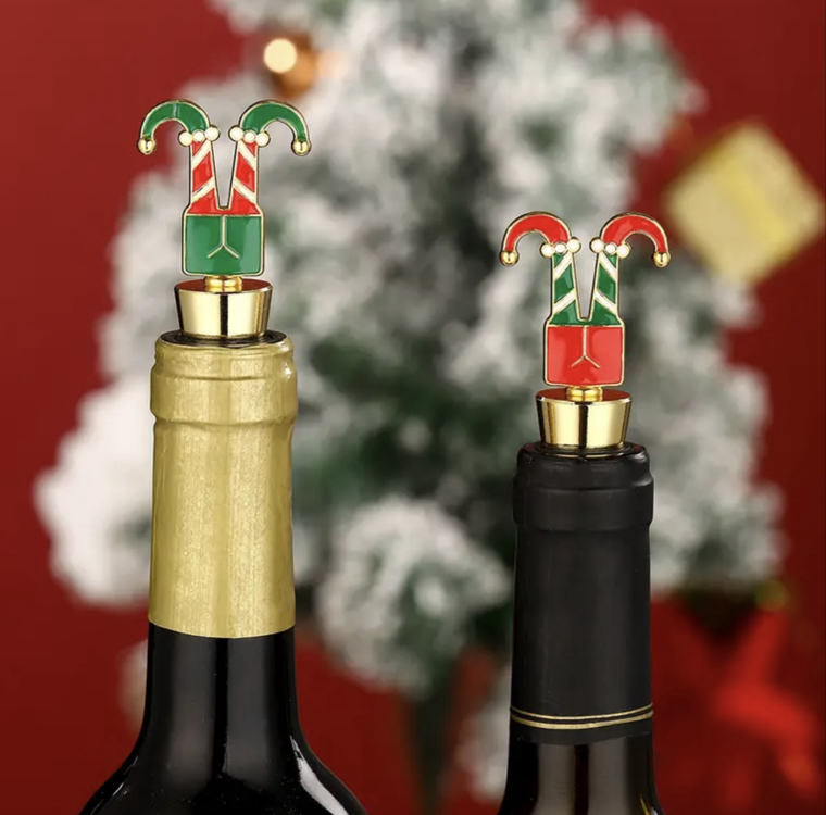 Noel Elf Şarap Tıpası