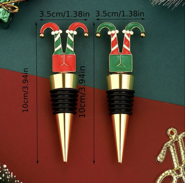 Noel Elf Şarap Tıpası
