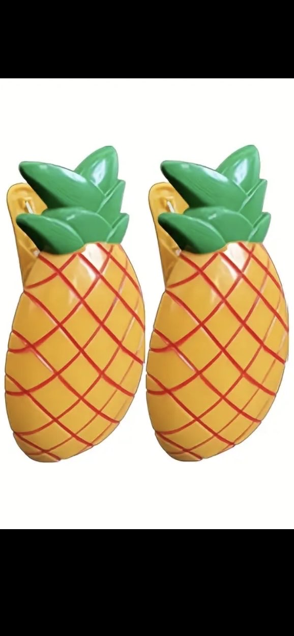 Plaj Havlusu Klipsleri Taşınabilir Sandalye Tutucu Büyük Plastik Ananas