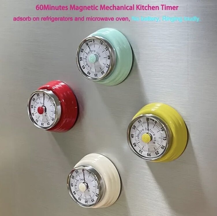 Manyetik Mekanik Mutfak Zamanlayıcısı/Timer