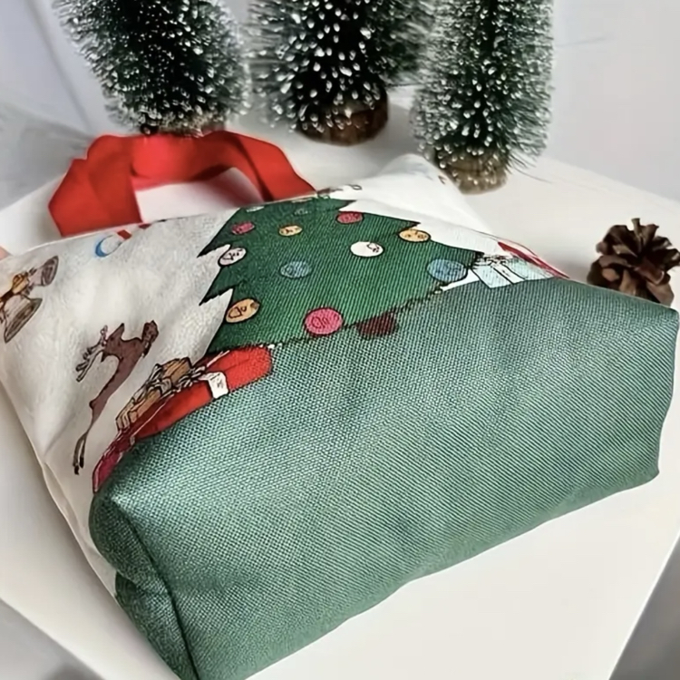 Noel Temalı Hediye Çantası