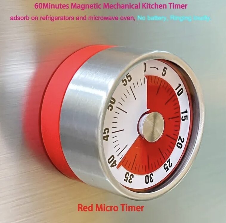Manyetik Mekanik Mutfak Zamanlayıcısı/Timer