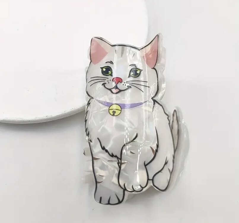 Sevimli Kedi Saç Tokası