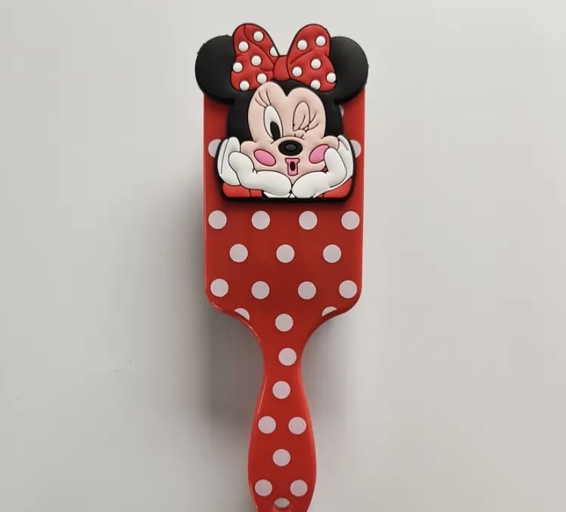 Mickey Minnie Karikatür Büyük Plastik Kare Tarak