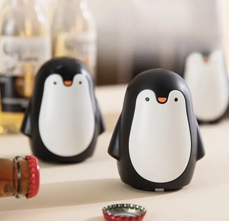 Paslanmaz Çelik Penguen Şeklinde Şişe Açacağı