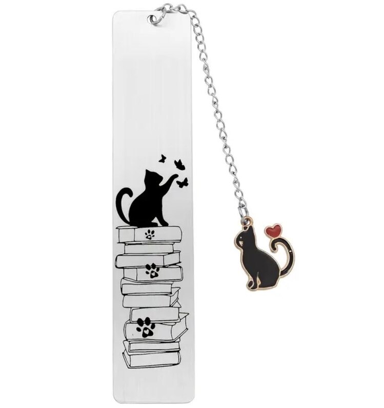 Kedi Figürlü Kitap Ayracı