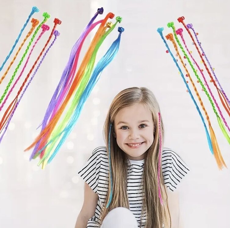 6 lı Rainbow Saç Uzantısı