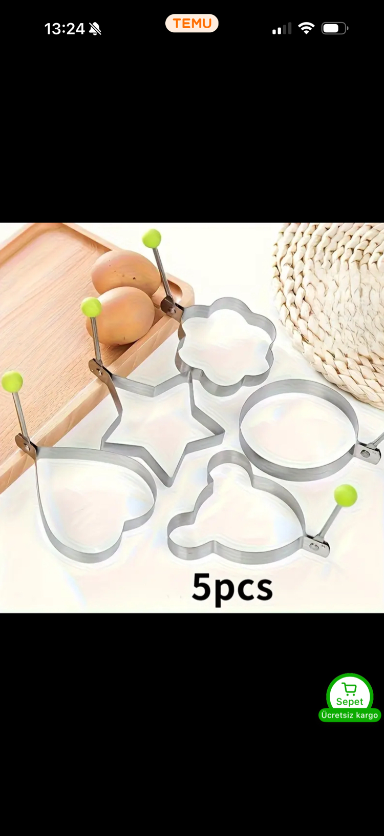 5 li Set Yumurta&Pankek Şekillendirici