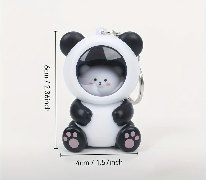 Charming Sky Bear Anahtarlık