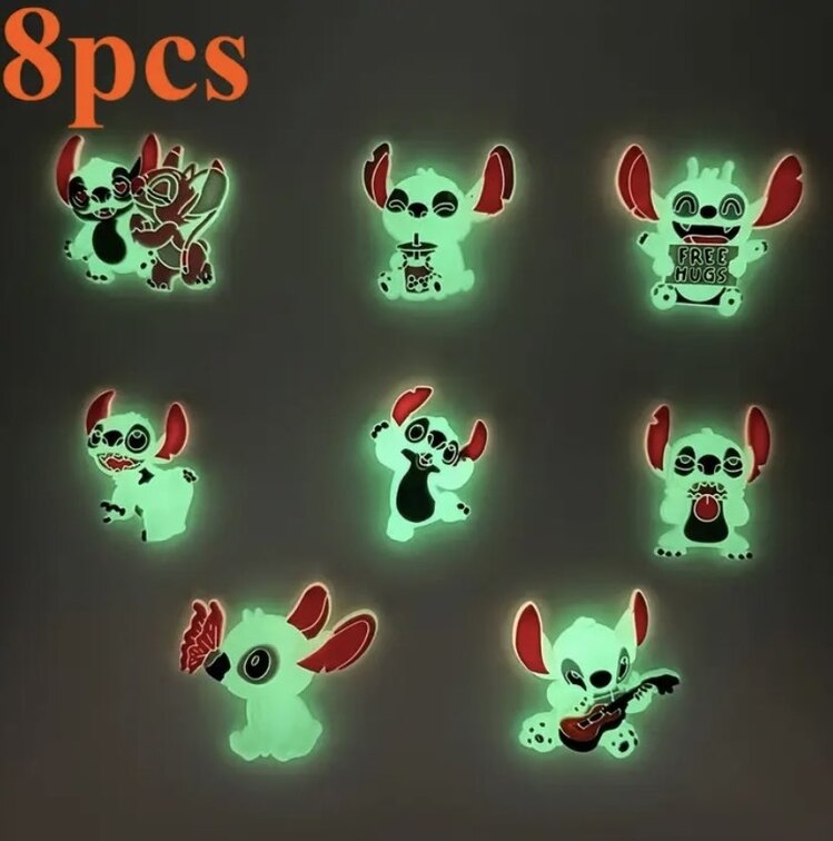 Disney Stitch Parlayan Terlik Süsleri