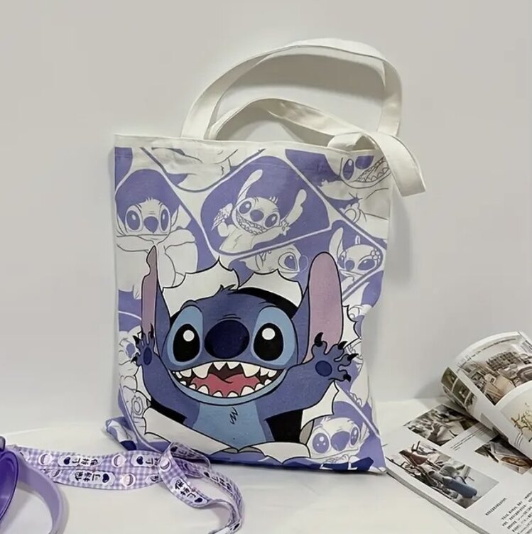 Disney Stitch Kanvas Çanta