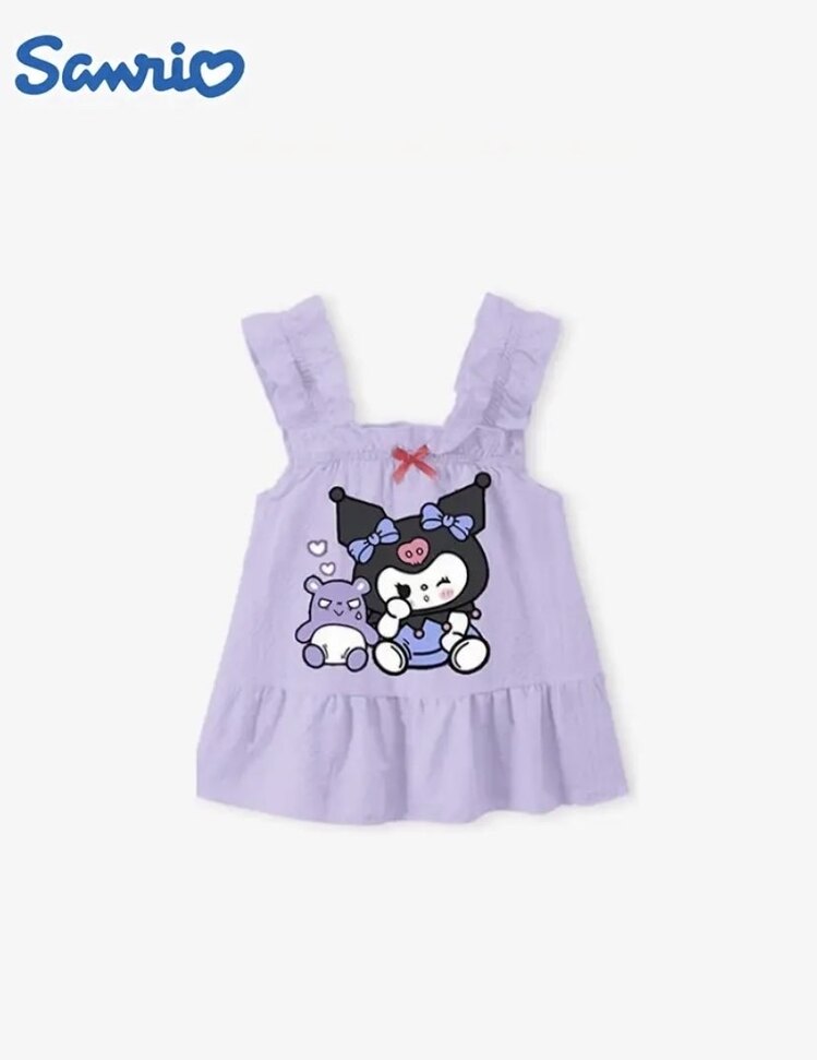 Sanrio Kuromi Kolsuz Alt-Üst Takım