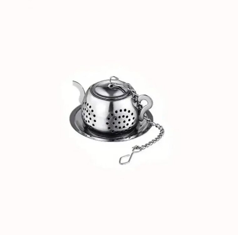 2 li Set Paslanmaz Çelik Çay-Bitki Çayları Süzgeçi