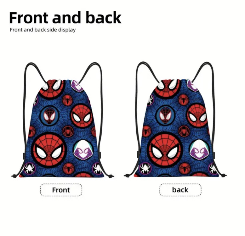 Marvel Spider Takımı İpli Sırt Çantası