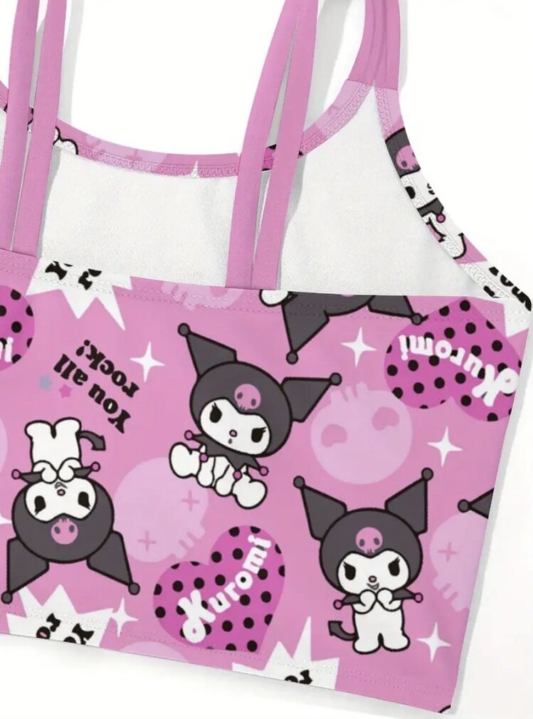 Sanrio Kuromi  Girls Tankini Set