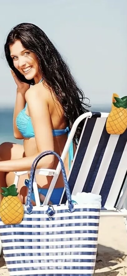 Plaj Havlusu Klipsleri Taşınabilir Sandalye Tutucu Büyük Plastik Ananas