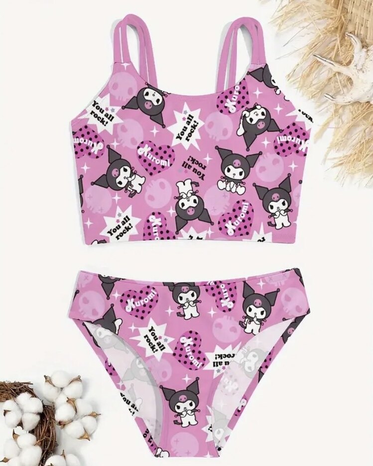 Sanrio Kuromi  Girls Tankini Set